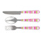 Pink & Green Argyle Cutlery Set (Personalized)