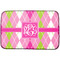 Pink & Green Argyle Dish Drying Mat (Personalized)