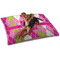 Pink & Green Argyle Dog Bed - Small w/ Monogram