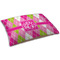 Pink & Green Argyle Dog Beds - SMALL