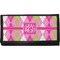 Pink & Green Argyle Personalized Checkbook Cover