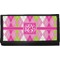 Pink & Green Argyle Canvas Checkbook Cover (Personalized)
