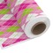 Pink & Green Argyle Fabric by the Yard on Spool - Main