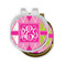 Pink & Green Argyle Golf Ball Marker Hat Clip - PARENT/MAIN