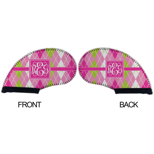 Pink & Green Argyle Golf Club Covers - APPROVAL