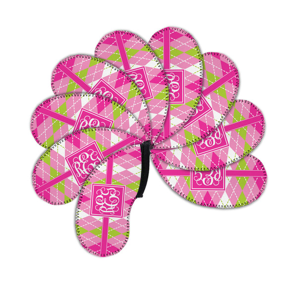 Pink & Green Argyle Golf Club Covers - PARENT/MAIN (set of 9)