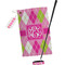 Pink & Green Argyle Golf Gift Kit (Full Print)