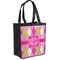 Pink & Green Argyle Grocery Bag - Main