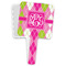 Pink & Green Argyle Hand Mirrors - Front/Main