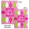Pink & Green Argyle Hard Cover Journal - Compare