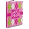 Pink & Green Argyle Hard Cover Journal - Main