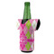 Pink & Green Argyle Jersey Bottle Cooler - ANGLE (on bottle)