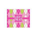 Pink & Green Argyle 110 pc Jigsaw Puzzle (Personalized)