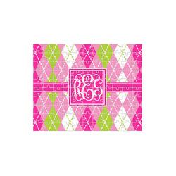 Pink & Green Argyle 110 pc Jigsaw Puzzle (Personalized)