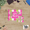 Pink & Green Argyle Jigsaw Puzzle 30 Piece - In Context