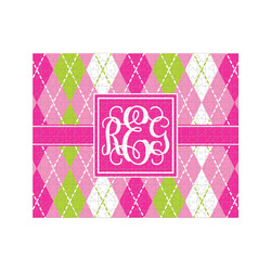 Pink & Green Argyle 500 pc Jigsaw Puzzle (Personalized)