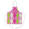 Pink & Green Argyle Kid's Aprons - Medium Approval