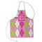 Pink & Green Argyle Kid's Aprons - Small Approval