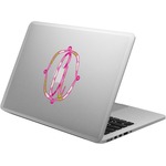 Pink & Green Argyle Laptop Decal (Personalized)