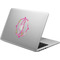 Pink & Green Argyle Laptop Decal (Personalized)