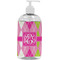 Pink & Green Argyle Plastic Soap / Lotion Dispenser (16 oz - Large - White) (Personalized)