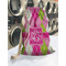 Pink & Green Argyle Laundry Bag in Laundromat