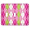 Pink & Green Argyle Light Switch Covers (3 Toggle Plate)