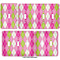 Pink & Green Argyle Light Switch Covers all sizes