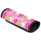 Pink & Green Argyle Luggage Handle Cover (Personalized)