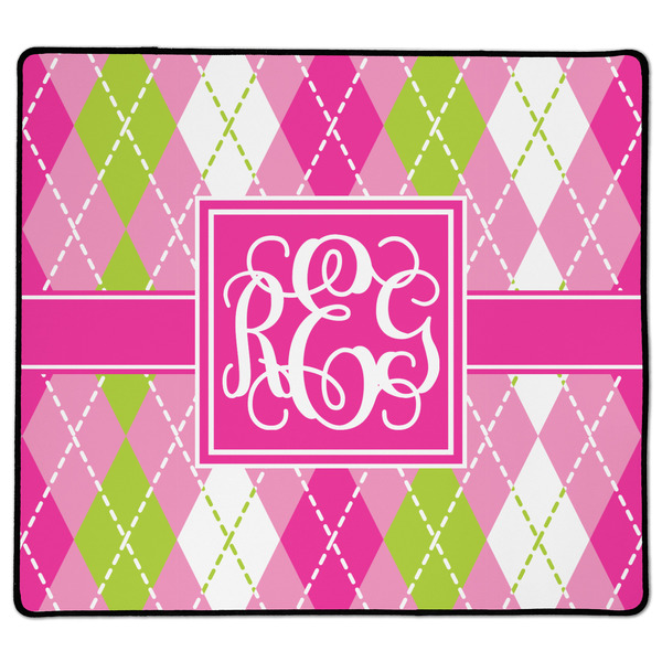 Pink & Green Argyle Medium Gaming Mats - APPROVAL