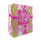 Pink & Green Argyle Medium Gift Bag - Front/Main