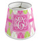 Pink & Green Argyle Poly Film Empire Lampshade - Angle View