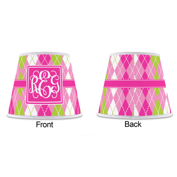 Pink & Green Argyle Poly Film Empire Lampshade - Approval