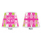 Pink & Green Argyle Poly Film Empire Lampshade - Approval