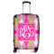 Pink & Green Argyle Medium Travel Bag - With Handle