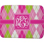 Pink & Green Argyle Memory Foam Bath Mat - 48"x36" (Personalized)