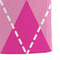 Pink & Green Argyle Microfiber Dish Towel - DETAIL