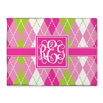 Pink & Green Argyle Microfiber Screen Cleaner (Personalized)