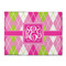 Pink & Green Argyle Microfiber Screen Cleaner (Personalized)