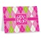 Pink & Green Argyle Note cards (Personalized)