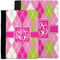 Pink & Green Argyle Notebook Padfolio - MAIN