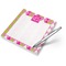 Pink & Green Argyle Notepad - Main