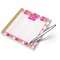 Pink & Green Argyle Notepad (Personalized)