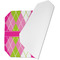 Pink & Green Argyle Octagon Placemat - Single front (folded)
