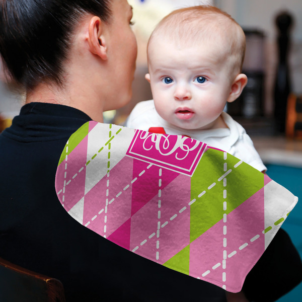 Pink & Green Argyle Old Burp - Lifestyle