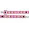 Pink & Green Argyle Pacifier Clip - Front and Back