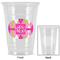 Pink & Green Argyle Party Cups - 16oz - Approval