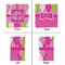 Pink & Green Argyle Party Favor Gift Bag - Matte - Approval