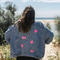 Pink & Green Argyle Patches Lifestyle Beach Jacket