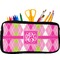 Pink & Green Argyle Neoprene Pencil Case (Personalized)